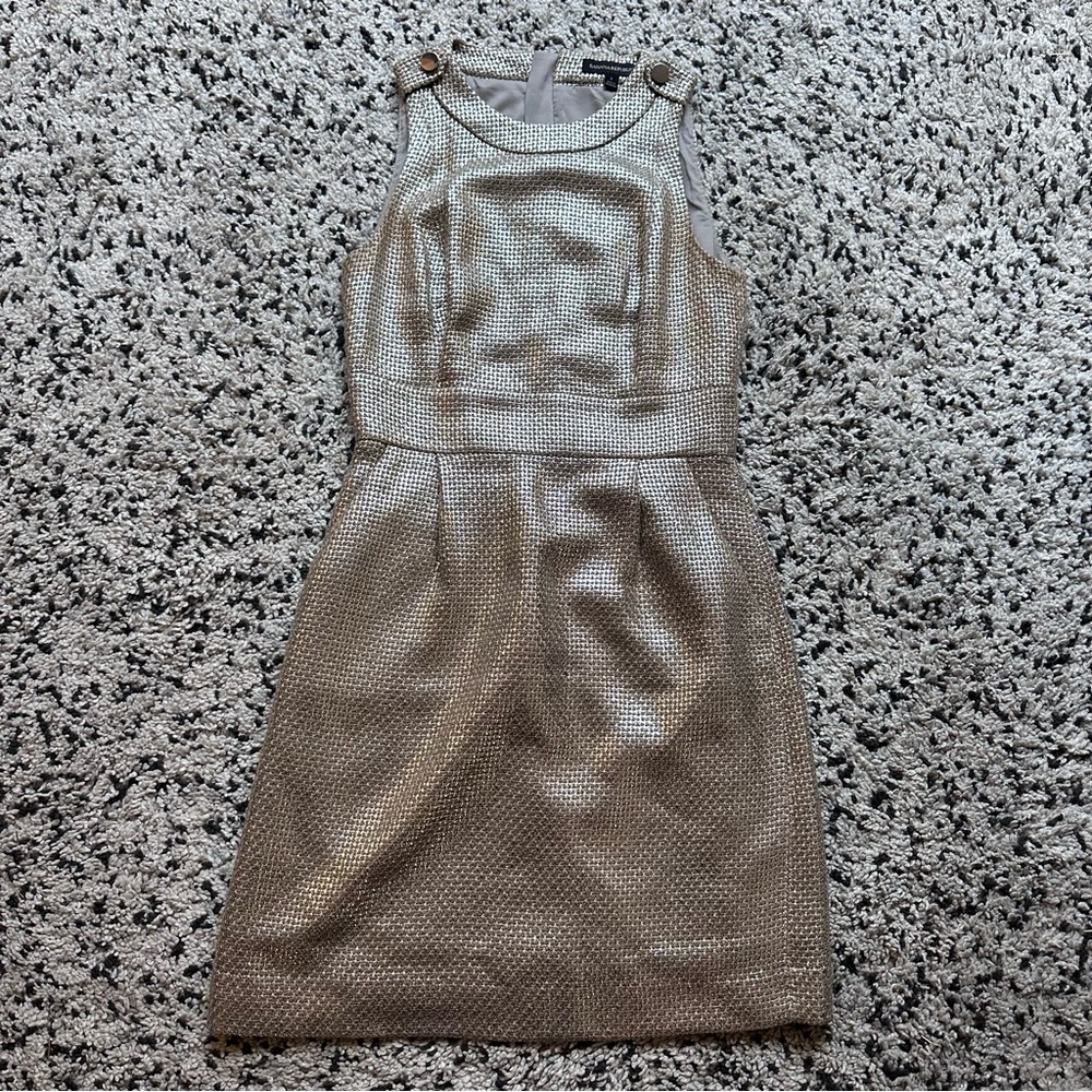 Banana Republic Metallic Textured Dress